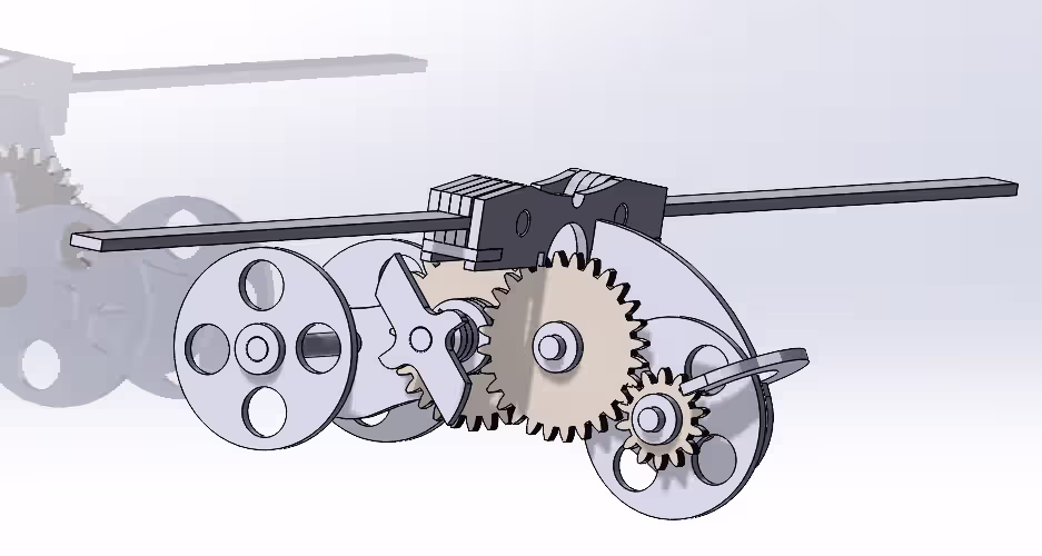Another angle of the CAD layout